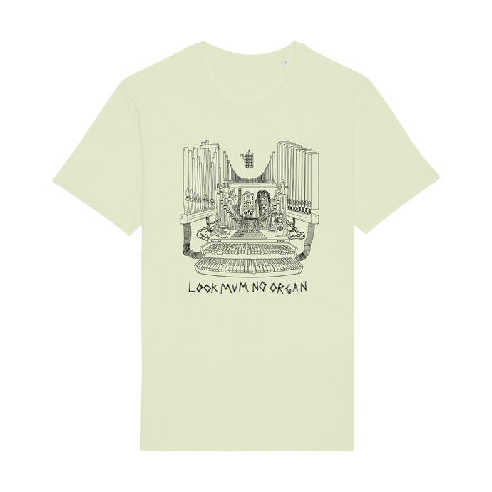 Look Mum No Organ Green T-shirt | Look Mum No Computer Official Store